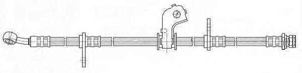 KAWE 512371 Гальмівний шланг