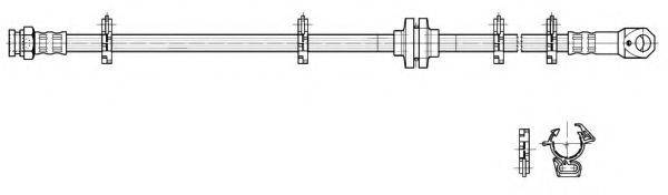 KAWE 517001 Гальмівний шланг