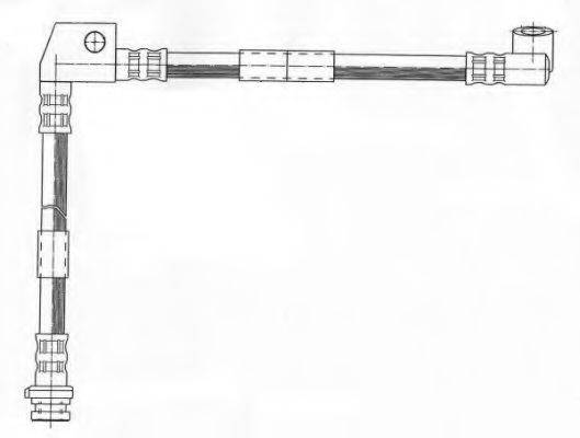 KAWE 511364 Гальмівний шланг