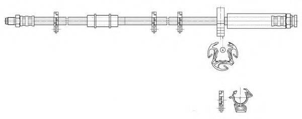 KAWE 511407 Гальмівний шланг