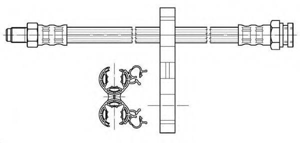 KAWE 511529 Гальмівний шланг