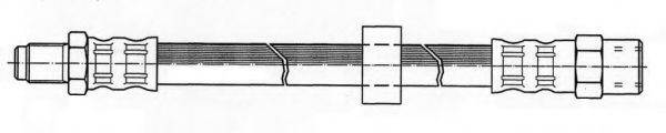 KAWE 511714 Гальмівний шланг