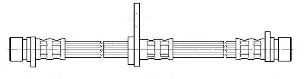 KAWE 511754 Гальмівний шланг