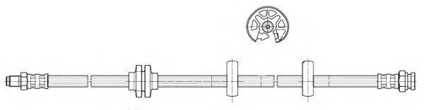 KAWE 512447 Гальмівний шланг