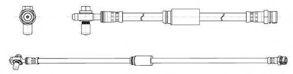 KAWE 514557 Гальмівний шланг