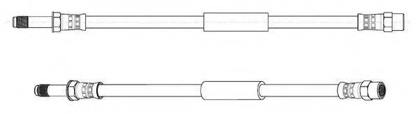 KAWE 514569 Гальмівний шланг