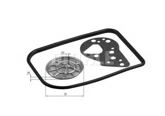 MAHLE ORIGINAL HX82D Гідрофільтр, автоматична коробка передач