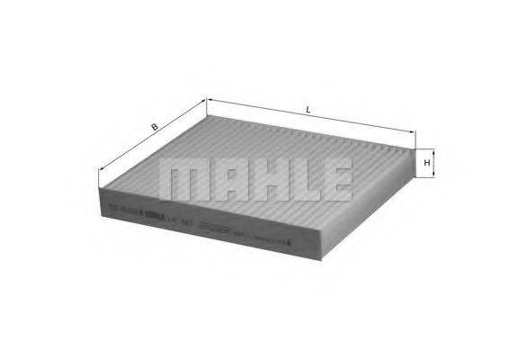 MAHLE ORIGINAL LA493 Фільтр, повітря у внутрішньому просторі