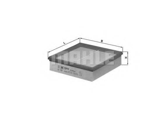 MAHLE ORIGINAL LX220 Повітряний фільтр