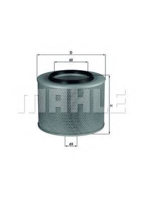 MAHLE ORIGINAL LX441 Повітряний фільтр