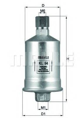 MAHLE ORIGINAL KL94 Паливний фільтр