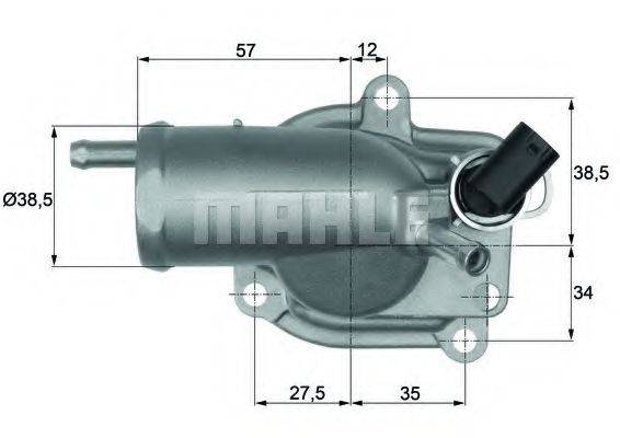 MAHLE ORIGINAL TH987 Термостат, охолоджуюча рідина