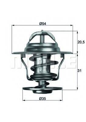 MAHLE ORIGINAL TX1371D Термостат, охолоджуюча рідина