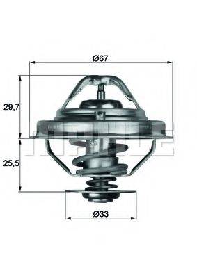 MAHLE ORIGINAL TX3880D Термостат, охолоджуюча рідина