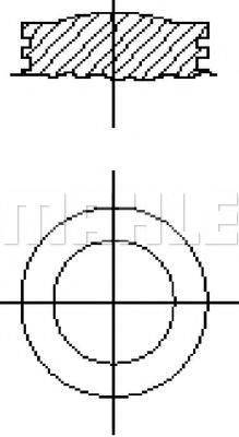 MAHLE ORIGINAL E70190 Поршень