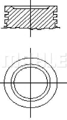 MAHLE ORIGINAL E14110 Поршень
