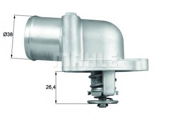 MAHLE ORIGINAL TI7887D Термостат, охолоджуюча рідина