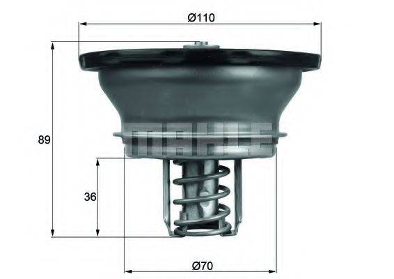 MAHLE ORIGINAL THD382 Термостат, охолоджуюча рідина