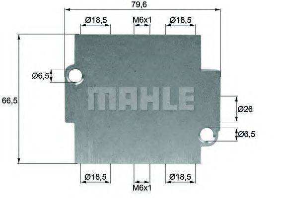 MAHLE ORIGINAL TO1580 Термостат, масляне охолодження