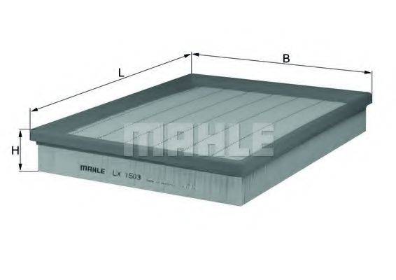 MAHLE ORIGINAL LX1503 Повітряний фільтр