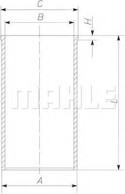 MAHLE ORIGINAL 021WV35 Гільза циліндра