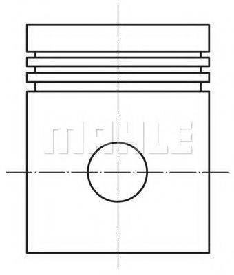 MAHLE ORIGINAL 0122100 Поршень