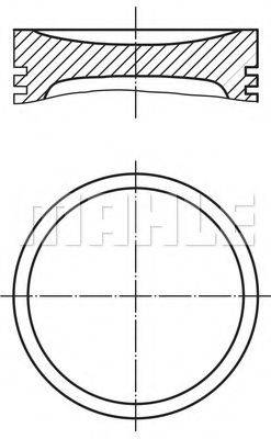 MAHLE ORIGINAL 0293200 Поршень