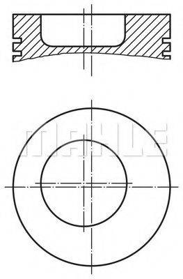 MAHLE ORIGINAL 0033600 Поршень