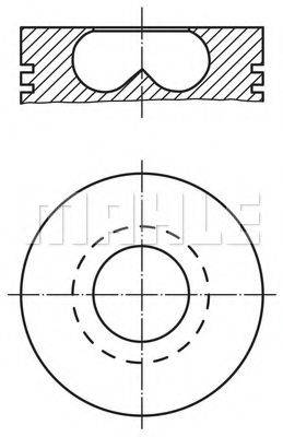 MAHLE ORIGINAL 0156900 Поршень