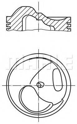 MAHLE ORIGINAL 5035600 Поршень