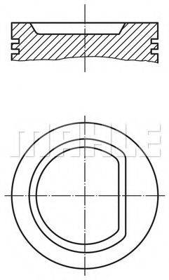 MAHLE ORIGINAL 0399100 Поршень