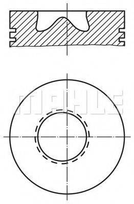 MAHLE ORIGINAL 0150400 Поршень