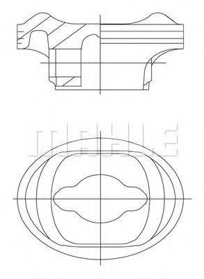 MAHLE ORIGINAL 5043600 Поршень