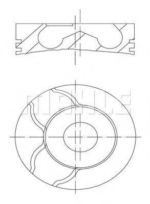 MAHLE ORIGINAL 0383300 Поршень