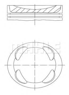 MAHLE ORIGINAL 5039500 Поршень