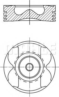 MAHLE ORIGINAL 0831100 Поршень