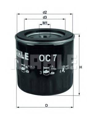 MAHLE ORIGINAL OC7 Масляний фільтр