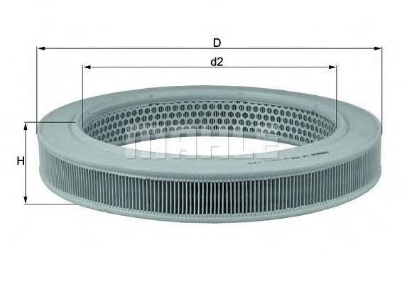 MAHLE ORIGINAL LX754 Повітряний фільтр