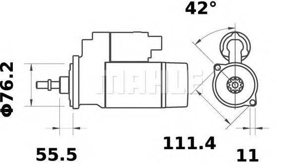 MAHLE ORIGINAL MS260 Стартер