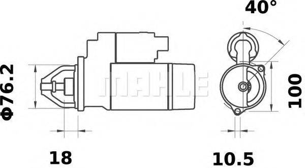 MAHLE ORIGINAL MS 115