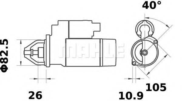 DEUTZ 01182388 Стартер