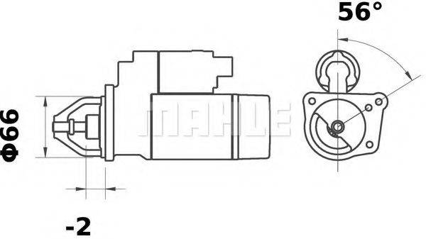 MAHLE ORIGINAL MS9 Стартер