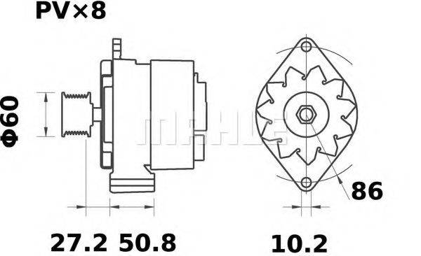 JOHN DEERE RE533653 Генератор