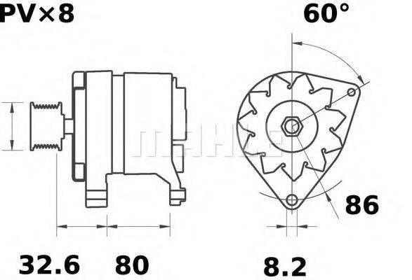 NEW HOLLAND 82 002 328 Генератор