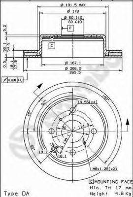 BRECO BS8103 гальмівний диск