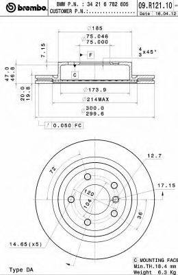 BRECO BV9024 гальмівний диск