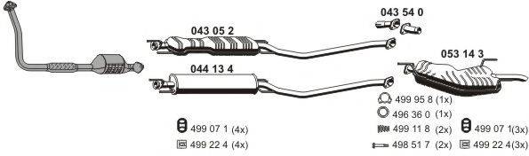 ERNST 050490 Система випуску ОГ