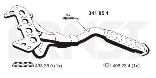 ERNST 341851 Колектор, система випуску