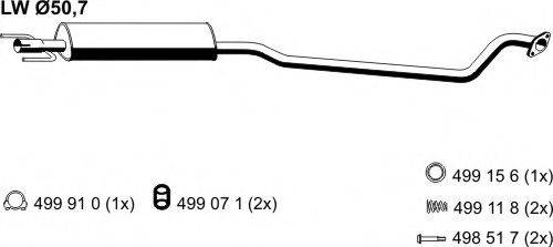 ERNST 052207 Середній глушник вихлопних газів