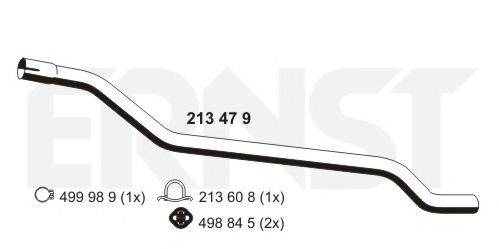 ERNST 213479 Труба вихлопного газу